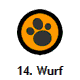 14. Wurf