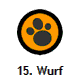 15. Wurf