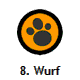 8. Wurf